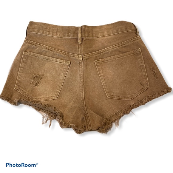 BULLHEAD Mauve High Rise Denim Shorts Sz 26 - Picture 4 of 6